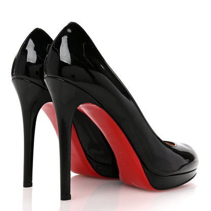 Christian Louboutin Patent New Simple 120 Pumps 38 Black 5 of 9