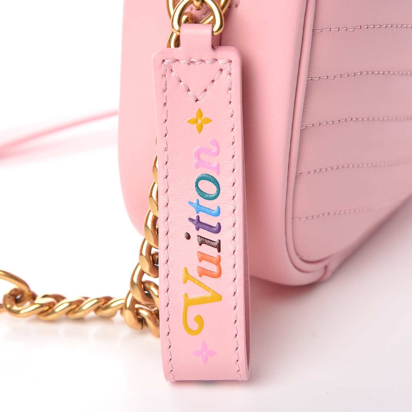 Calfskin New Wave Camera Bag Smoothie Pink