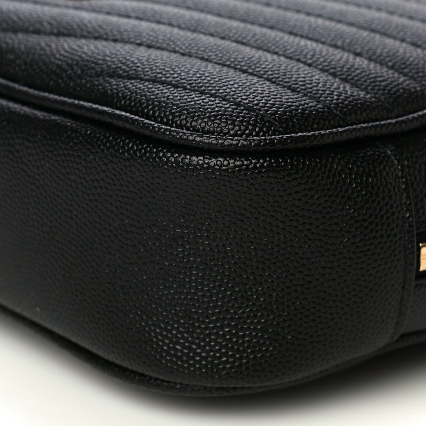Grain De Poudre Matelasse Monogram Mini Lou Camera Bag Black