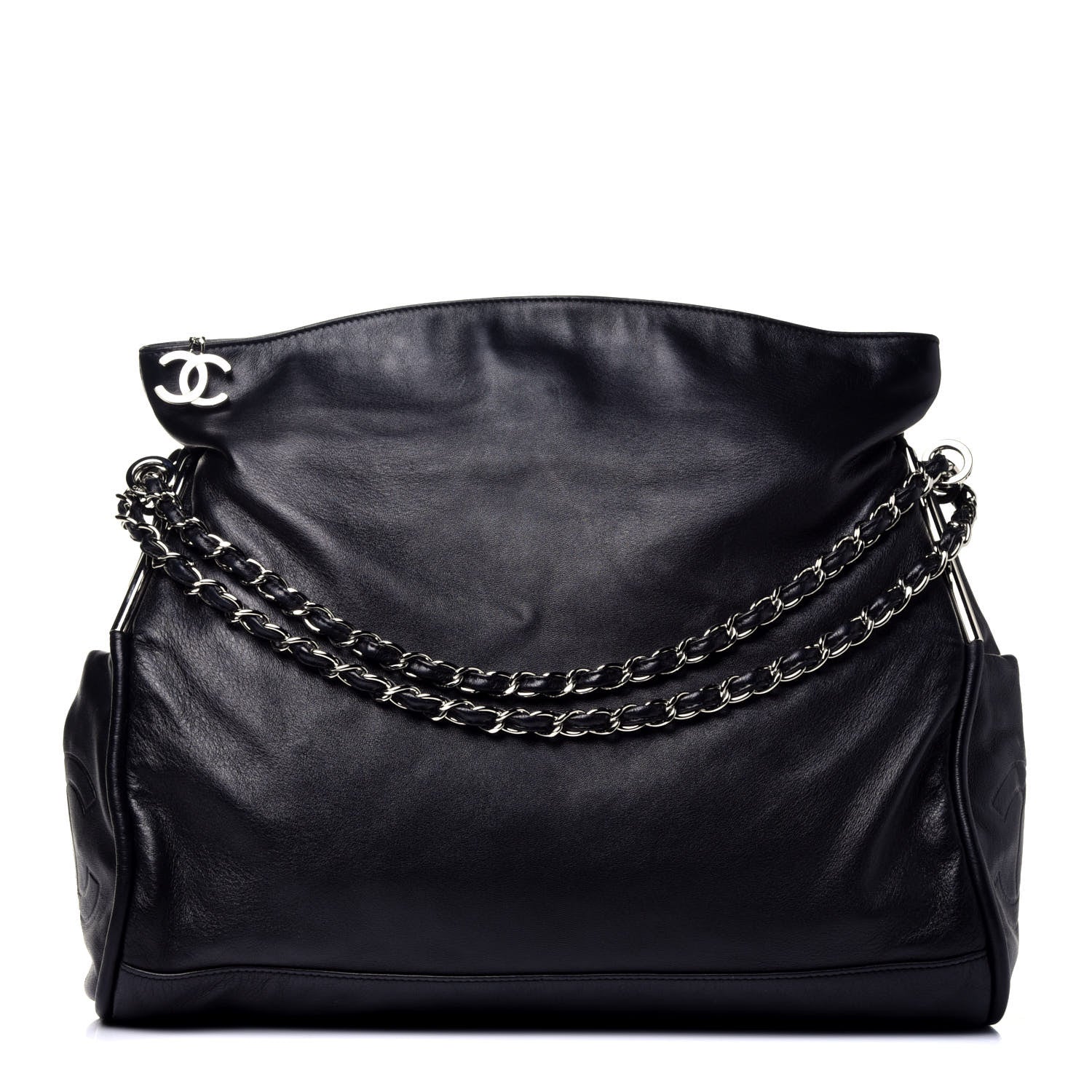 Chanel Lambskin Large Ultimate Soft Tote Black 1 of 9