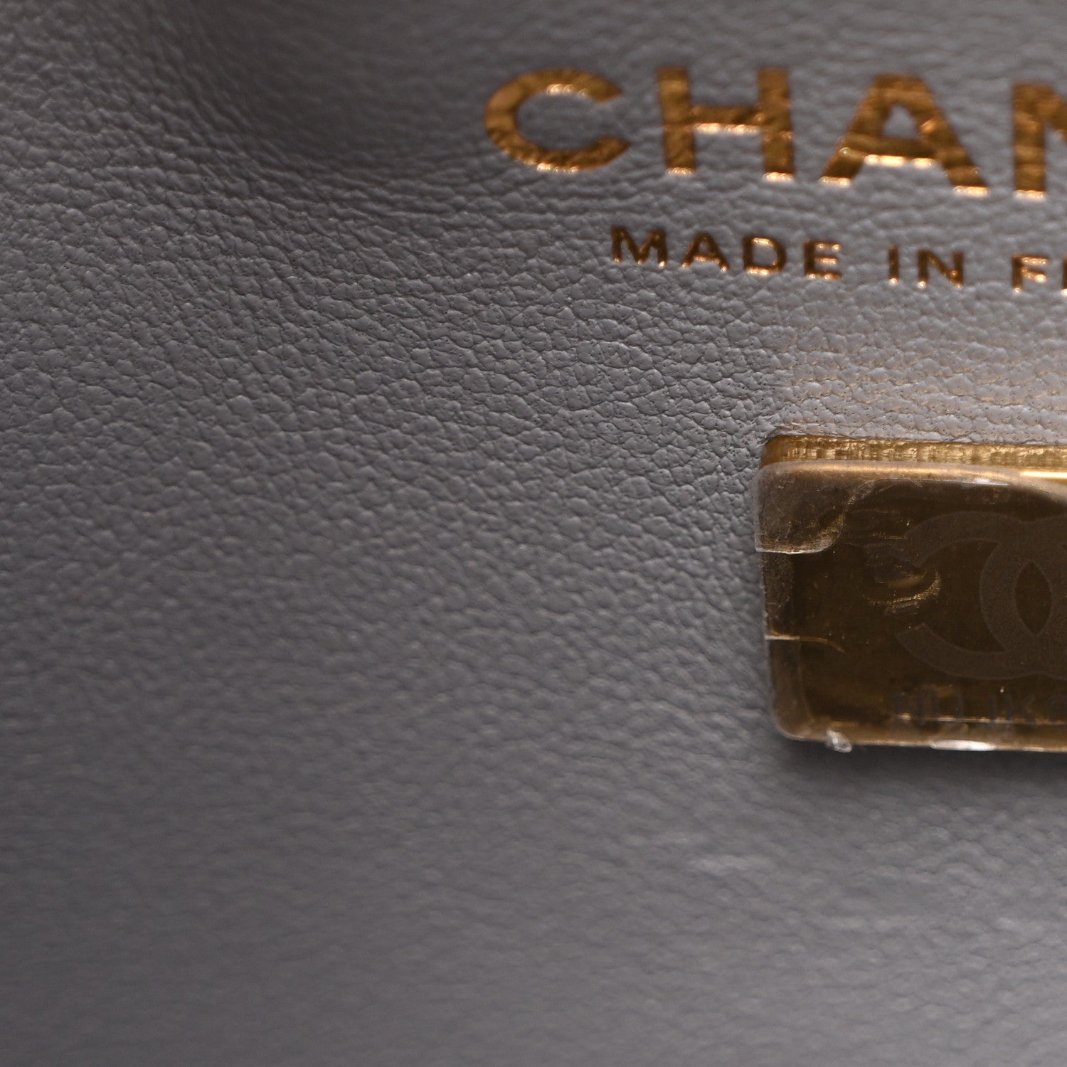 Chanel Caviar Quilted Mini Bucket Bag Blue 7 of 10