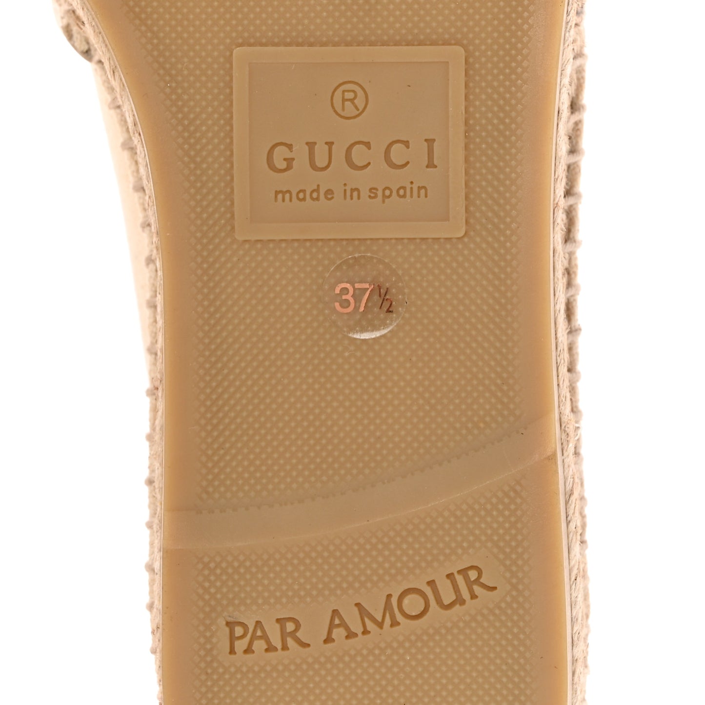 Canvas Logo Espadrilles 37.5 Greggio White