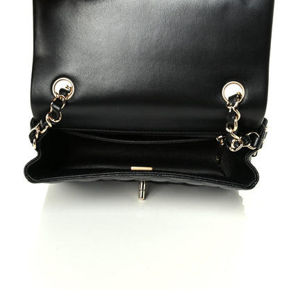 Chanel Lambskin Quilted Mini Rectangular Flap Black 4 of 6