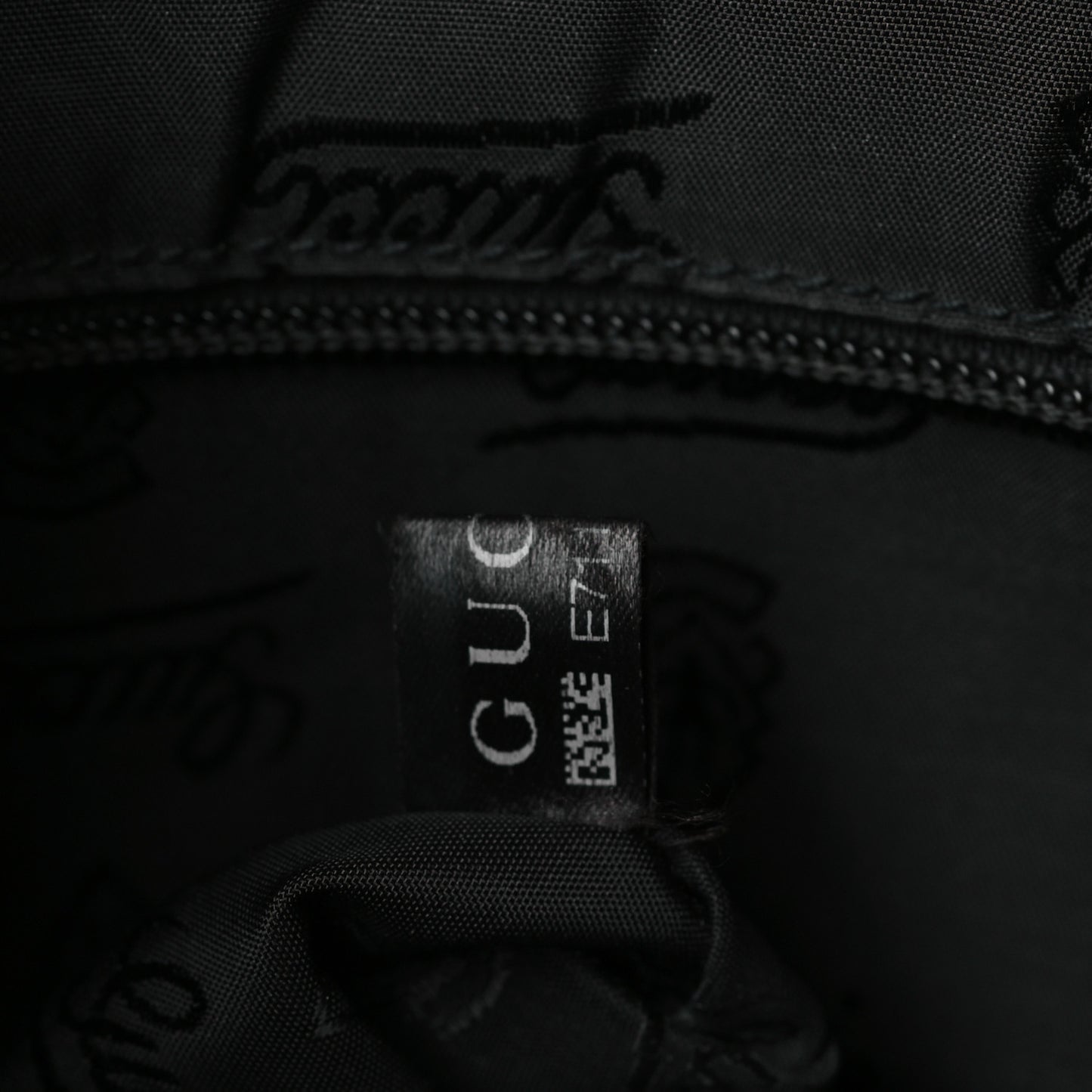 Guccissima Medium Flap Messenger Bag Black
