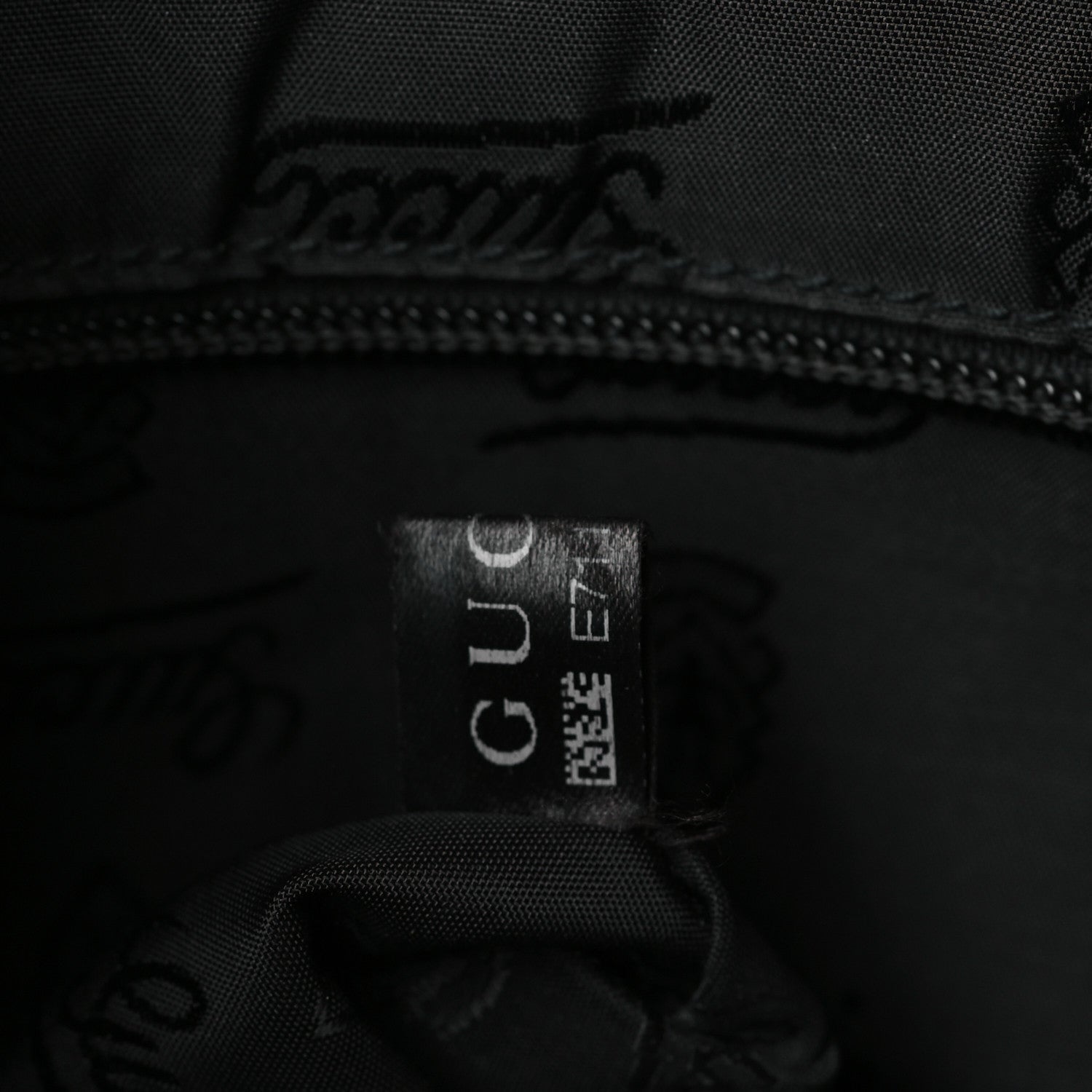 Gucci Guccissima Medium Flap Messenger Bag Black 7 of 10