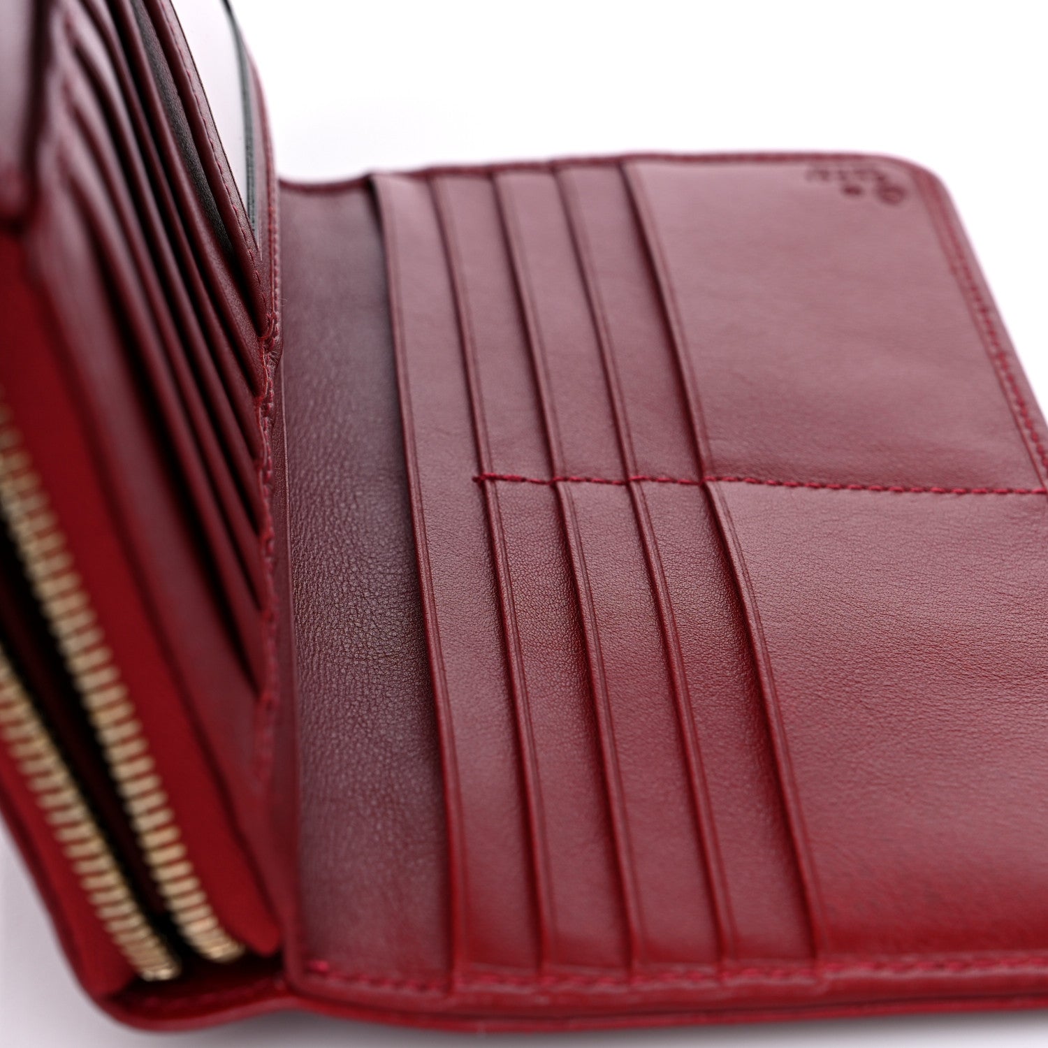 Gucci Soft Microguccissima Continental Zip Wallet Red 11 of 15