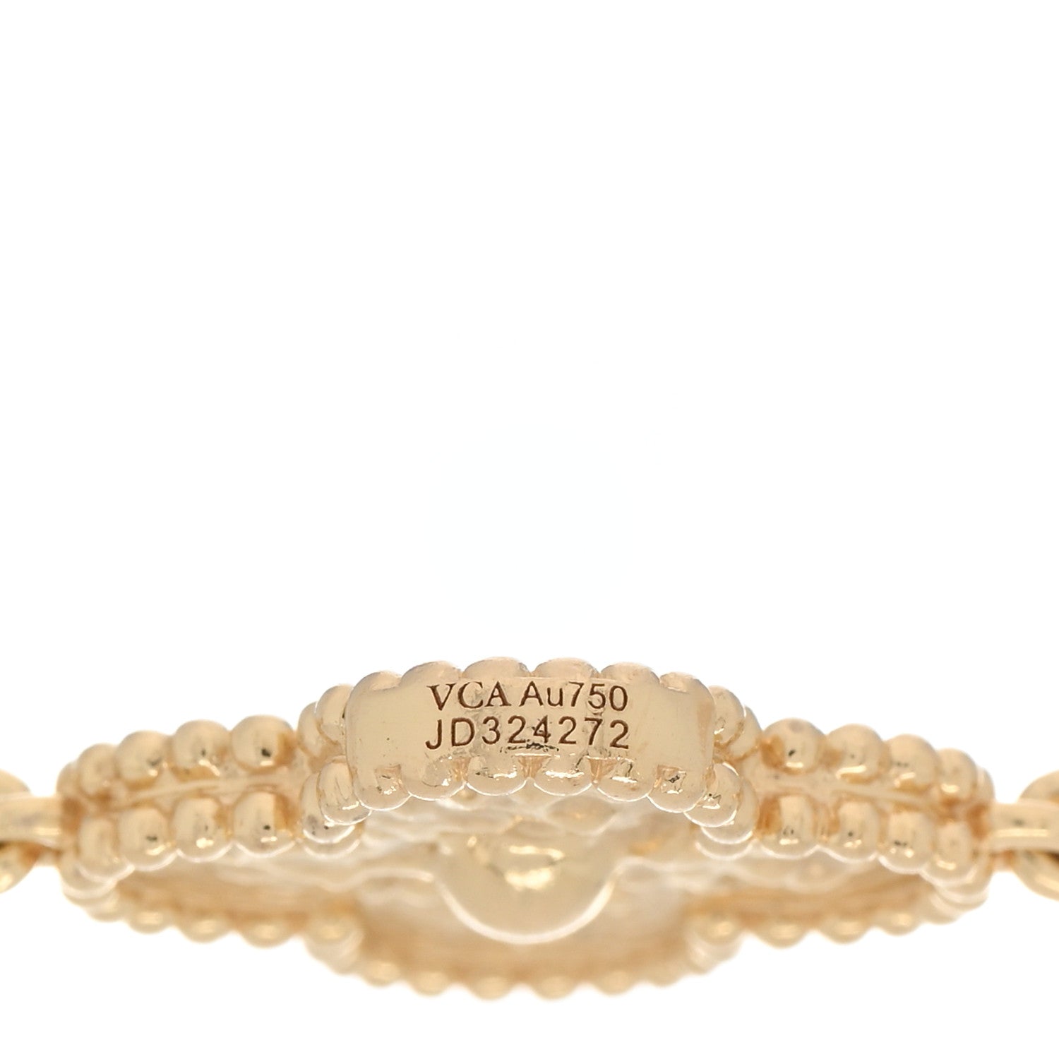 Van Cleef & Arpels VAN CLEEF & ARPELS 18K Yellow Gold 20 Motifs Vintage Alhambra Necklace 5 of 5