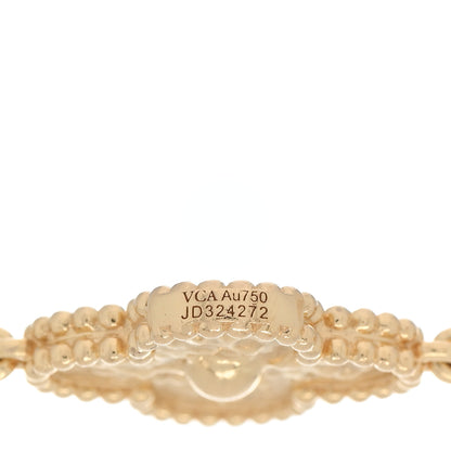 Van Cleef & Arpels VAN CLEEF & ARPELS 18K Yellow Gold 20 Motifs Vintage Alhambra Necklace 5 of 5
