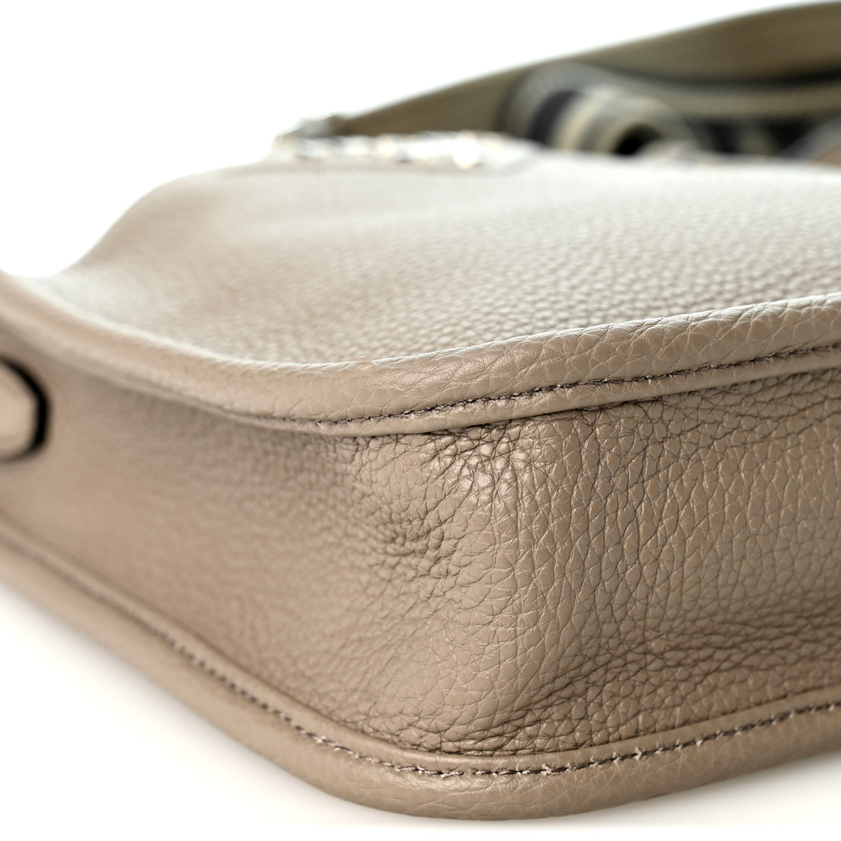 Prada Vitello Daino Soft Mini Hobo Messenger Bag Argilla 8 of 9