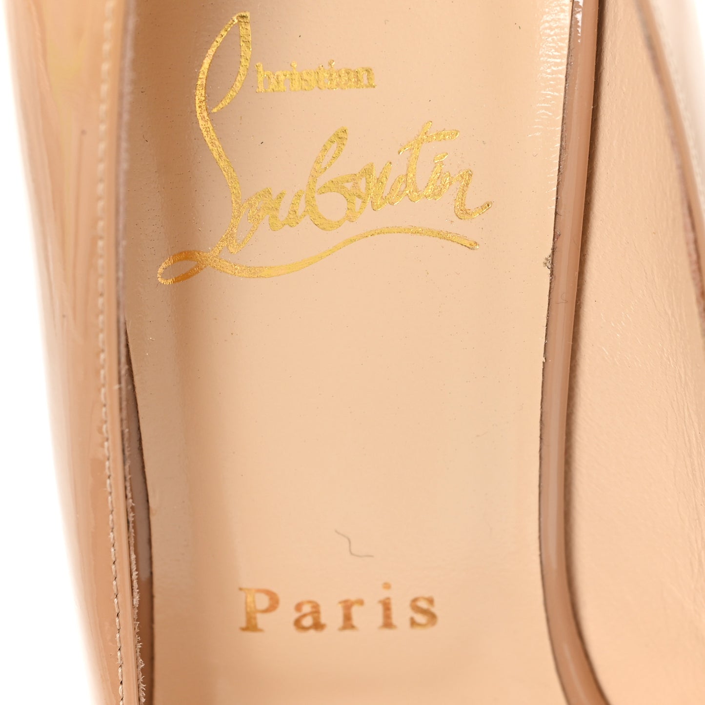 Patent Mlle Dam 120 Pumps 38.5 Nude