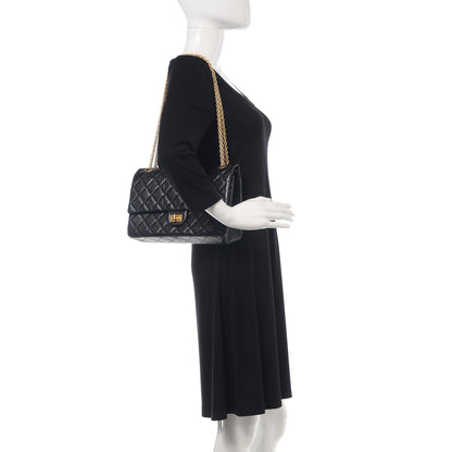 Chanel Aged Calfskin Quilted 2.55 Reissue 226 Flap Black 2 of 12
