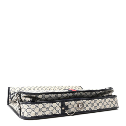 Gucci GG Supreme Monogram Web Savoy Garment Bag Beige Blue 3 of 9