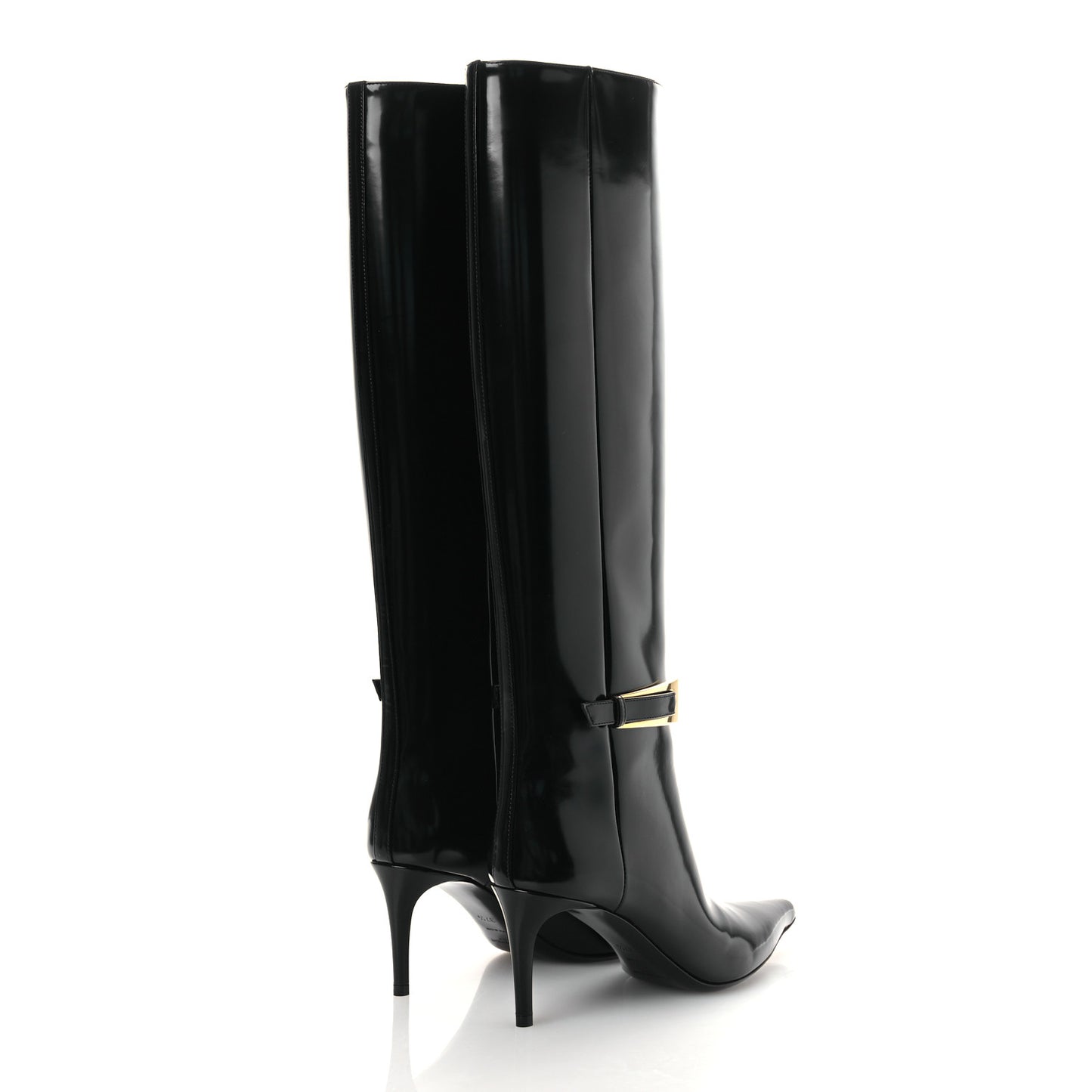 Vitello Marilyn Hacker 70mm Luz Boots 37.5 Black