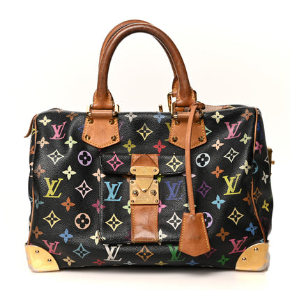 Louis Vuitton Monogram Multicolor Speedy 30 Black 1 of 15