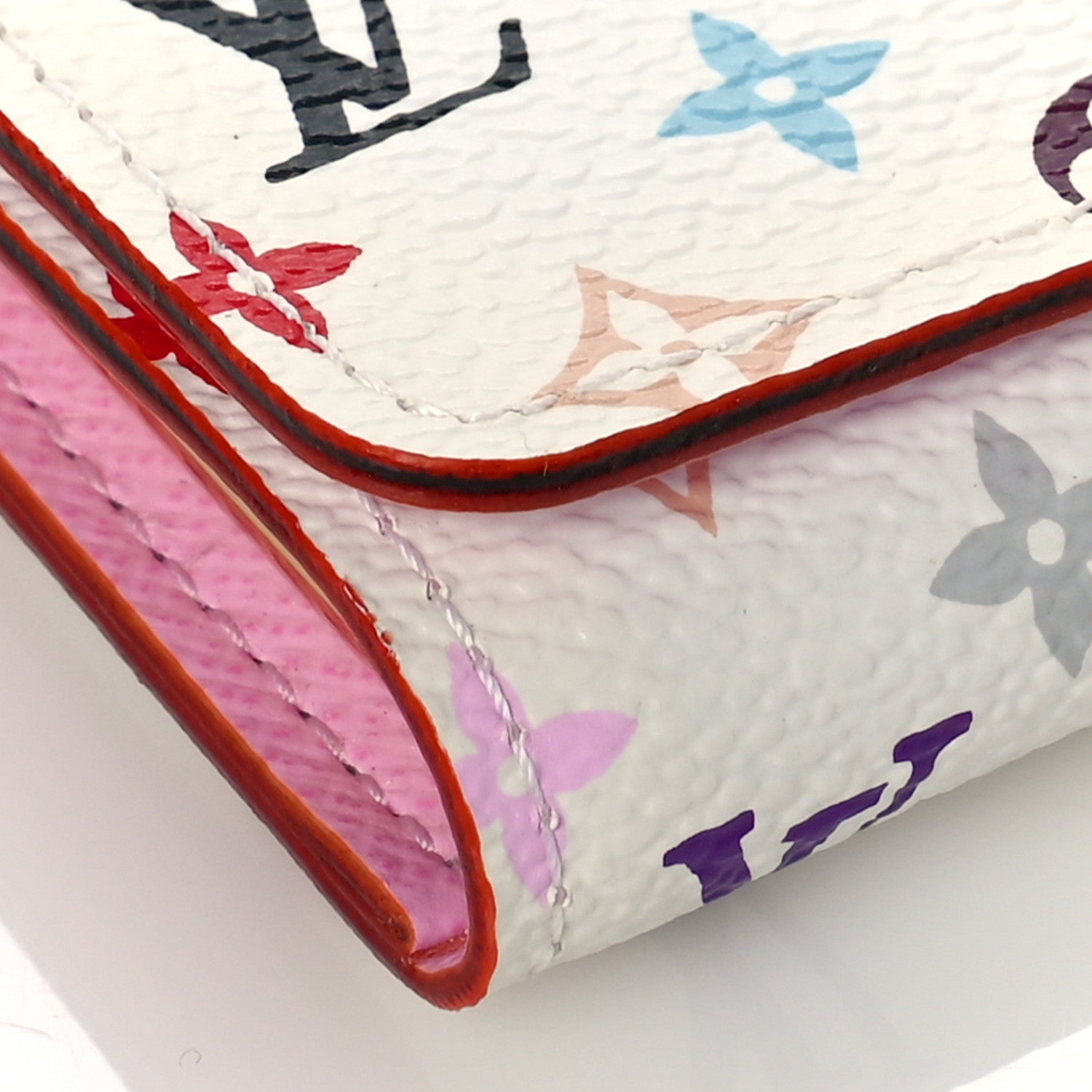 Louis Vuitton Monogram Multicolor Multicles 4 Key Holder White Litchi 7 of 8