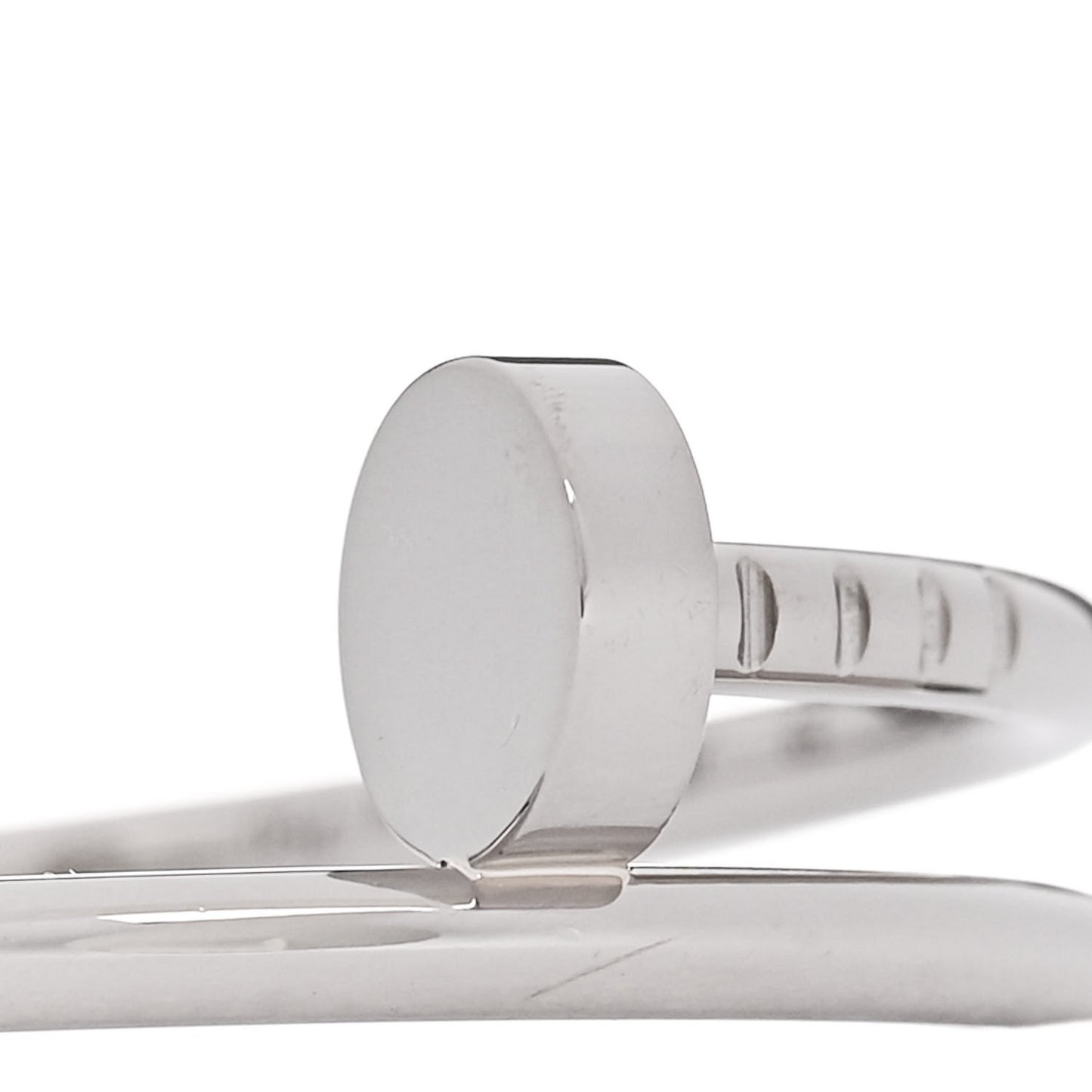 18K White Gold Small Juste Un Clou Ring 59 8.75