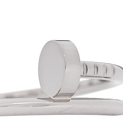 Cartier 18K White Gold Small Juste Un Clou Ring 59 8.75 4 of 6
