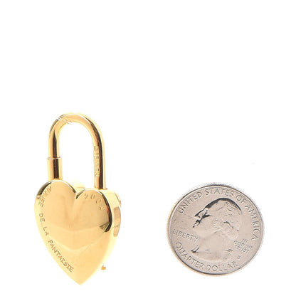 Hermes Annee De La Fantaisie Heart Cadena Lock Gold 2 of 7