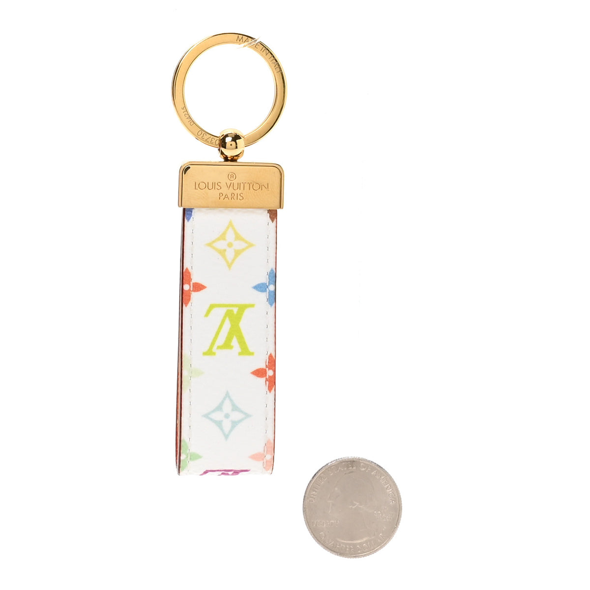Louis Vuitton LV X TM Monogram Multicolor Dragonne Key Holder 2 of 4