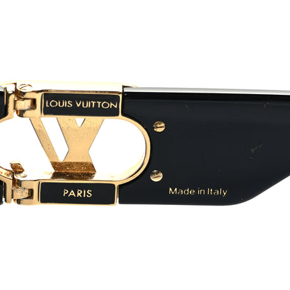 Louis Vuitton Acetate LV Link Square Sunglasses Black 5 of 7