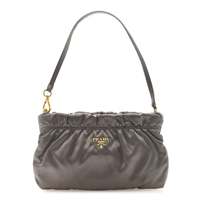 Prada Satin Raso Shoulder Bag Fumo 1 of 8