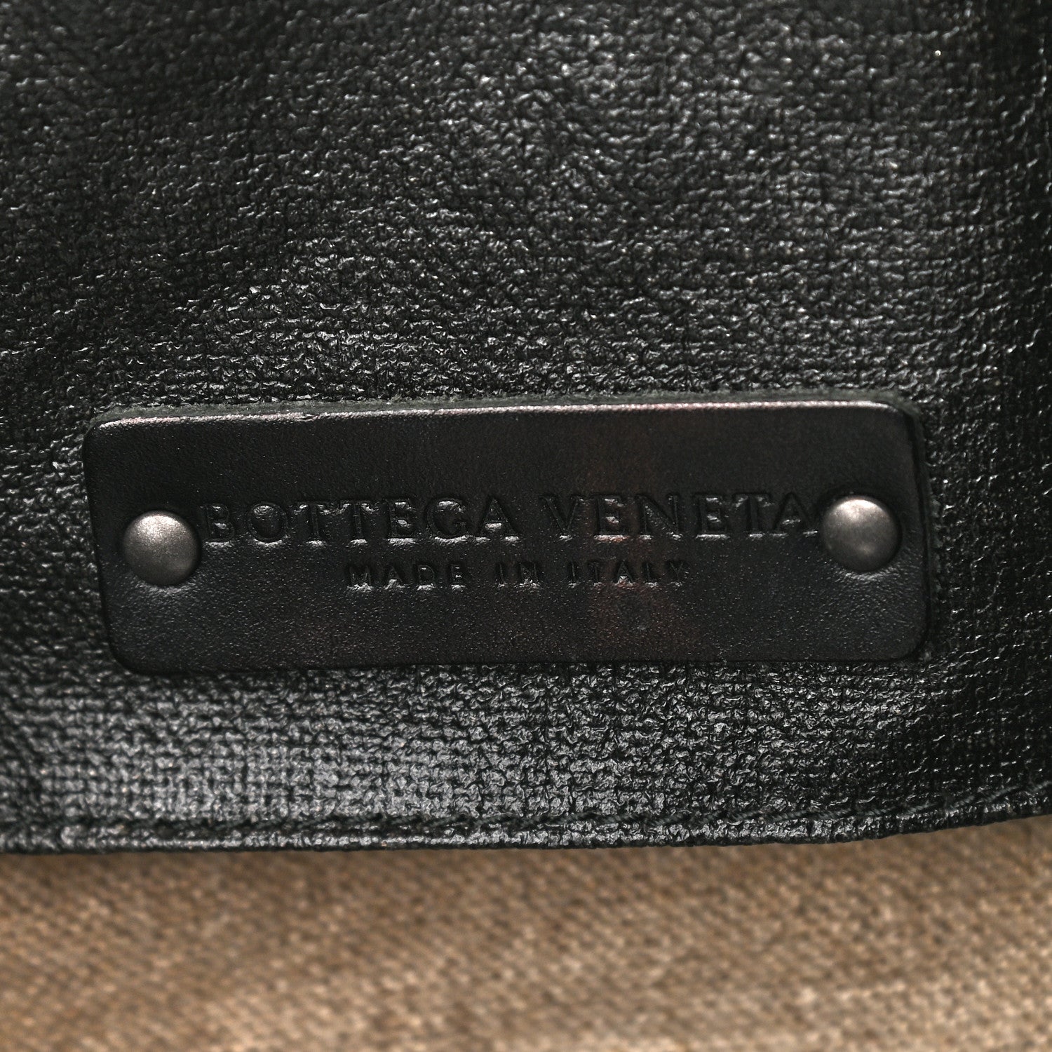 Bottega Veneta Lino Spalmato Light Calf Scolpito Tote Black 6 of 10