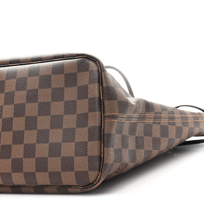 Louis Vuitton Damier Ebene Neo Neverfull MM Rose Ballerine 10 of 13
