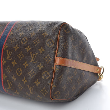 Louis Vuitton Monogram My LV Heritage Speedy Bandouliere 35 Blue Marine Rouge 19 of 23