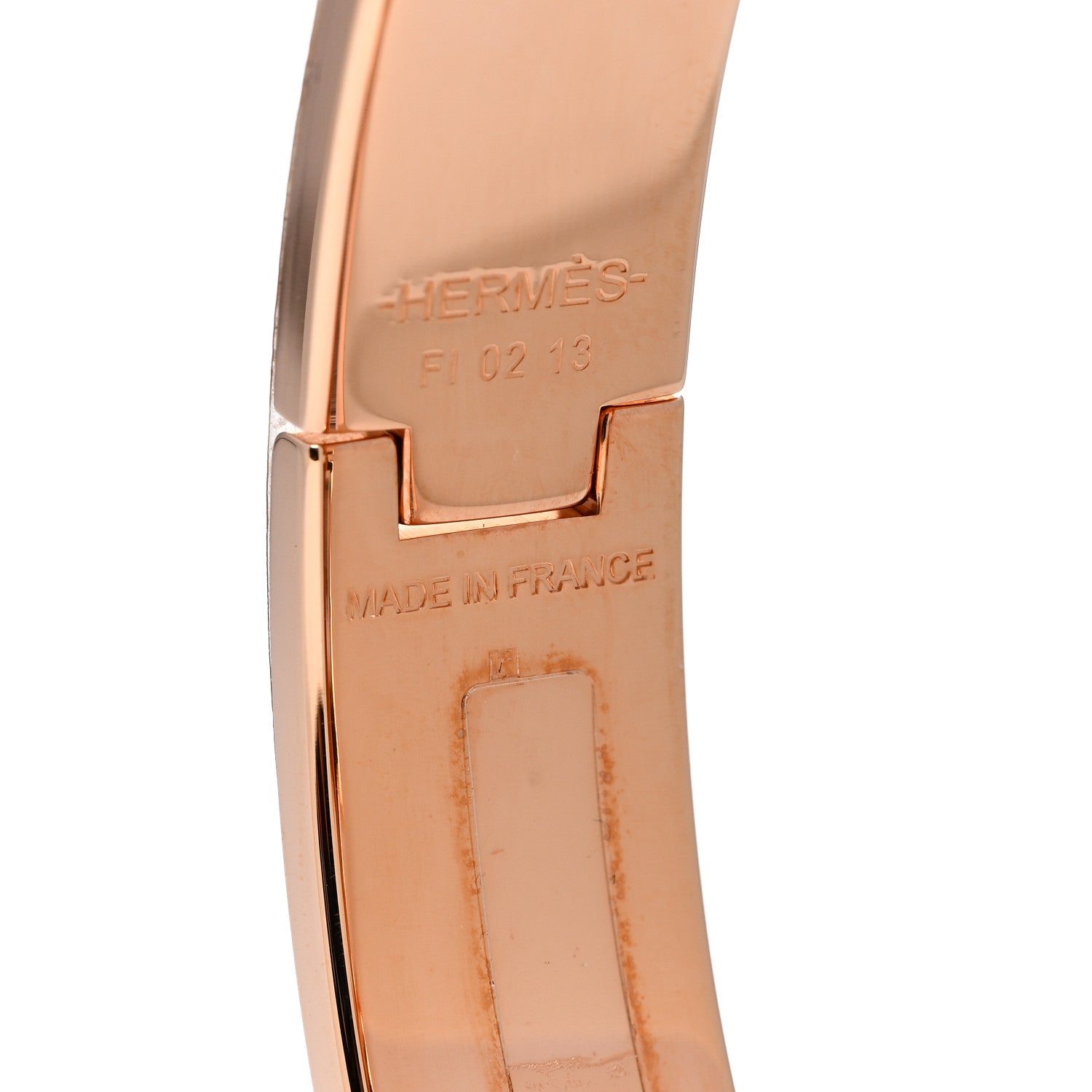 Hermes Enamel Narrow Clic Clac H Bracelet PM Marron Glace 5 of 6