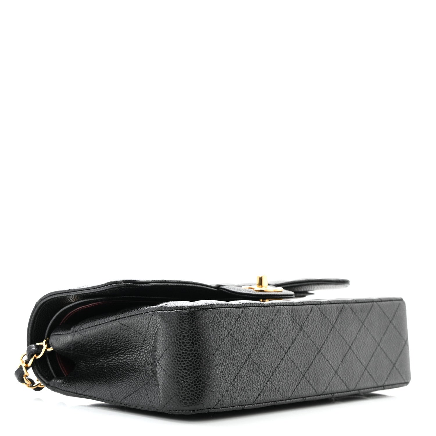 Chanel Caviar Quilted Medium Double Flap Black 4 of 11