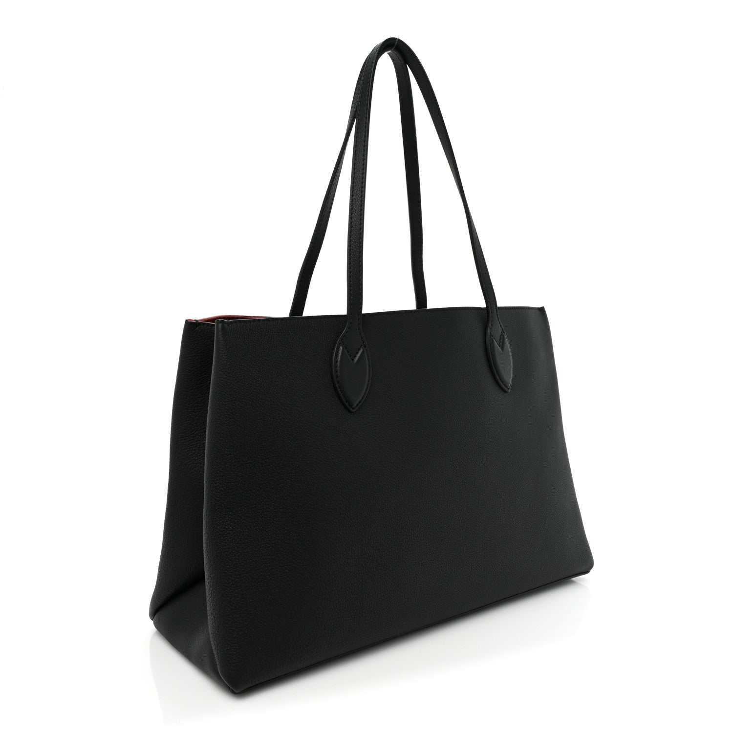 Louis Vuitton Grained Calfskin Lockme Shopper Black 3 of 10