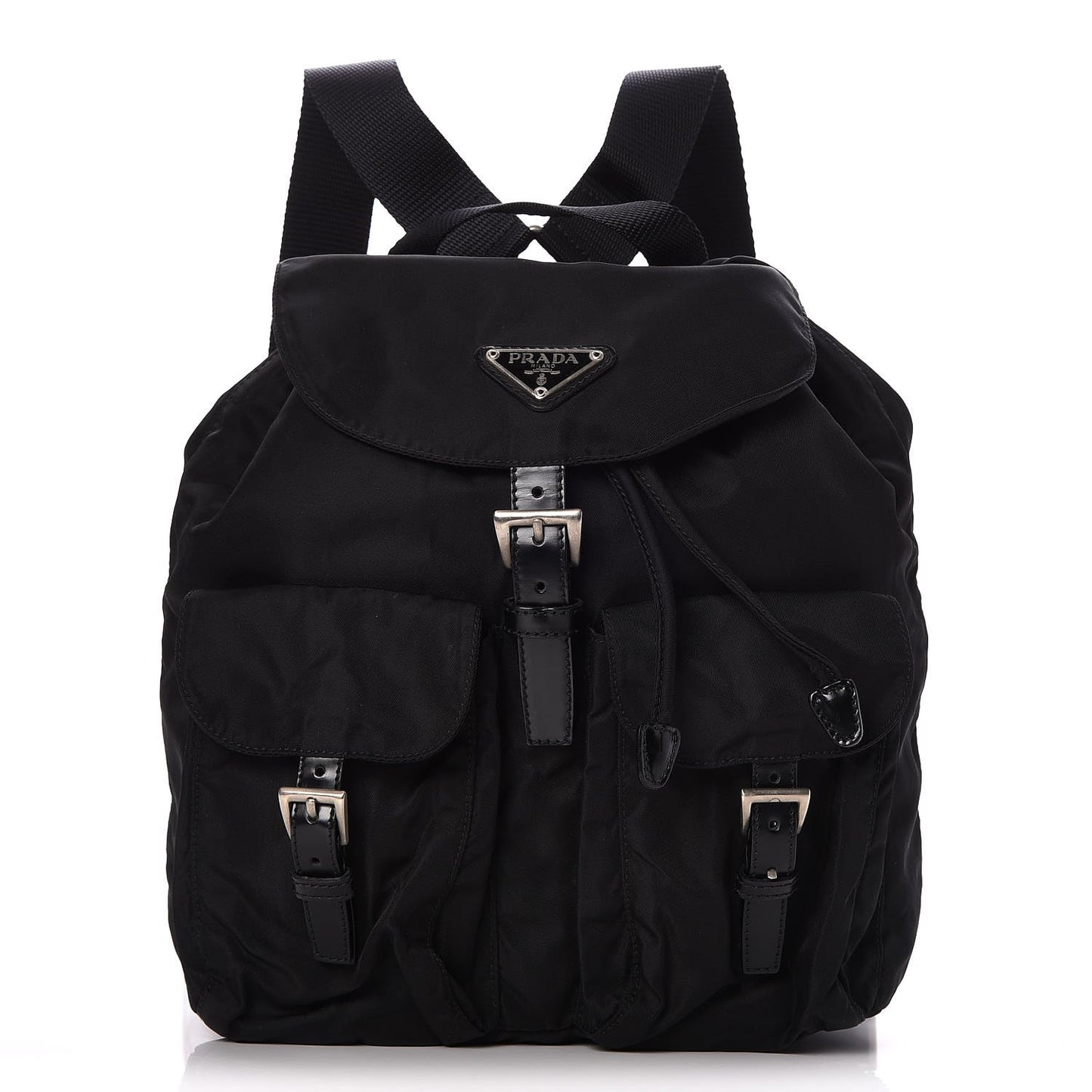 Nylon Vela Small Backpack Black