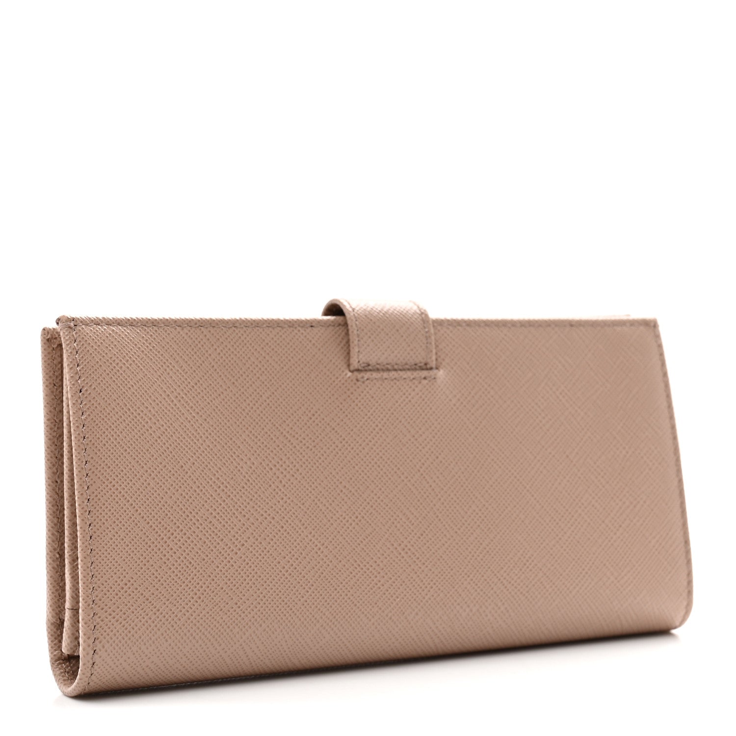 Prada Saffiano Metal Large Wallet Cipria 3 of 7