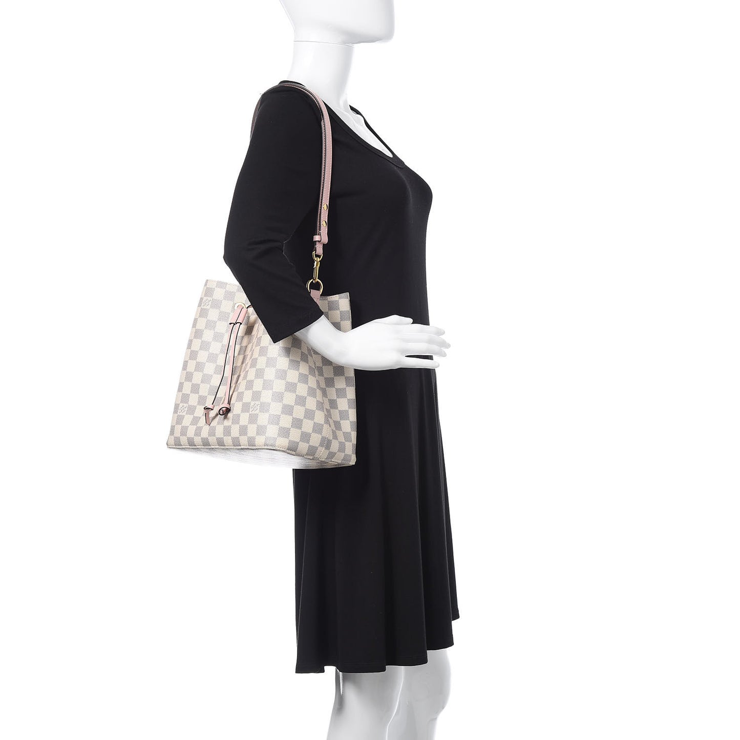 Damier Azur Neonoe MM Eau De Rose