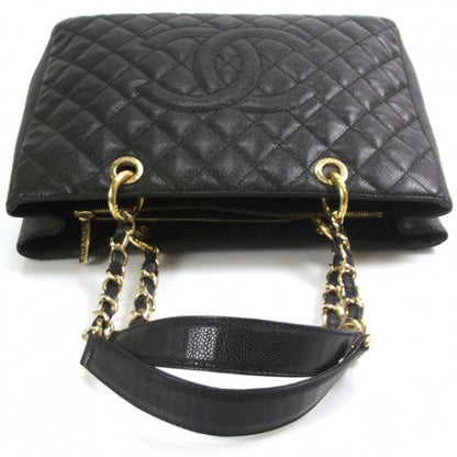 Chanel Caviar Grand Shopping Tote GST Black 5 of 10
