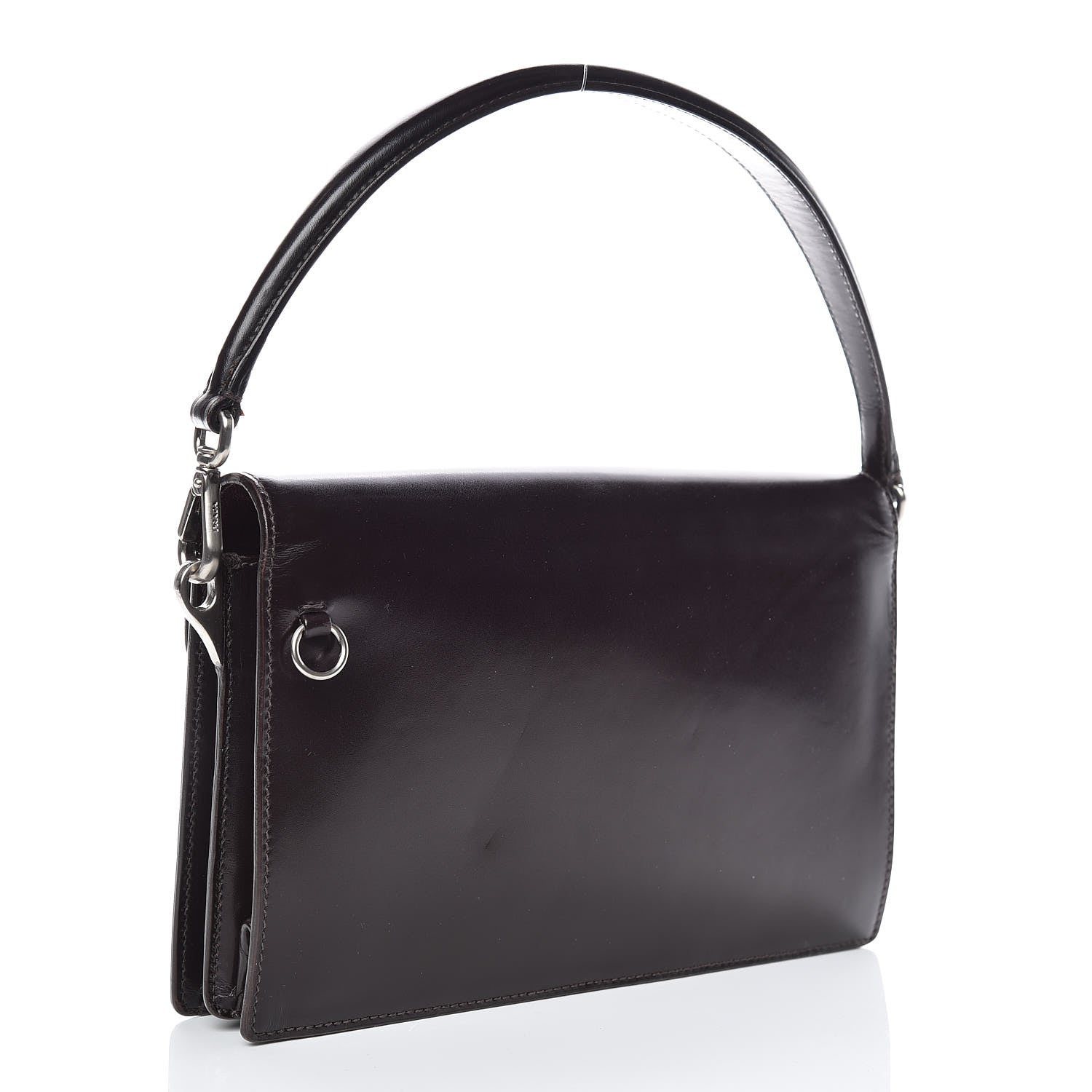 Prada Vitello Sound Shoulder Bag Mosto 3 of 8