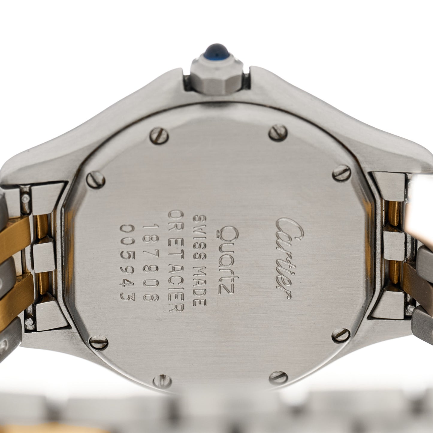 Stainless Steel 18K Yellow Gold 26mm Cougar Quartz Watch