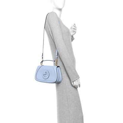 Gucci Roxy Calfskin Medium Blondie Top Handle Bag Cloudy Blue 2 of 10