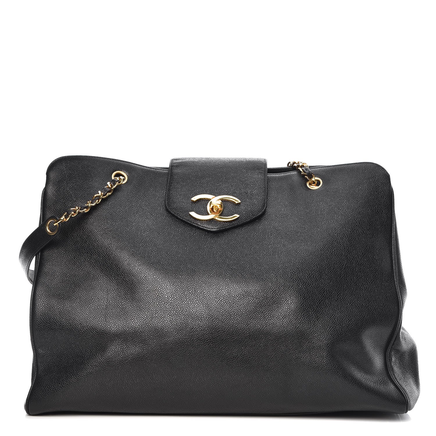Chanel Caviar XL Weekender Bag Black 1 of 12