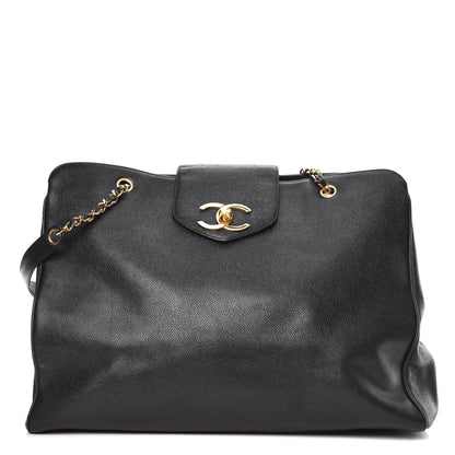 Chanel Caviar XL Weekender Bag Black 1 of 12