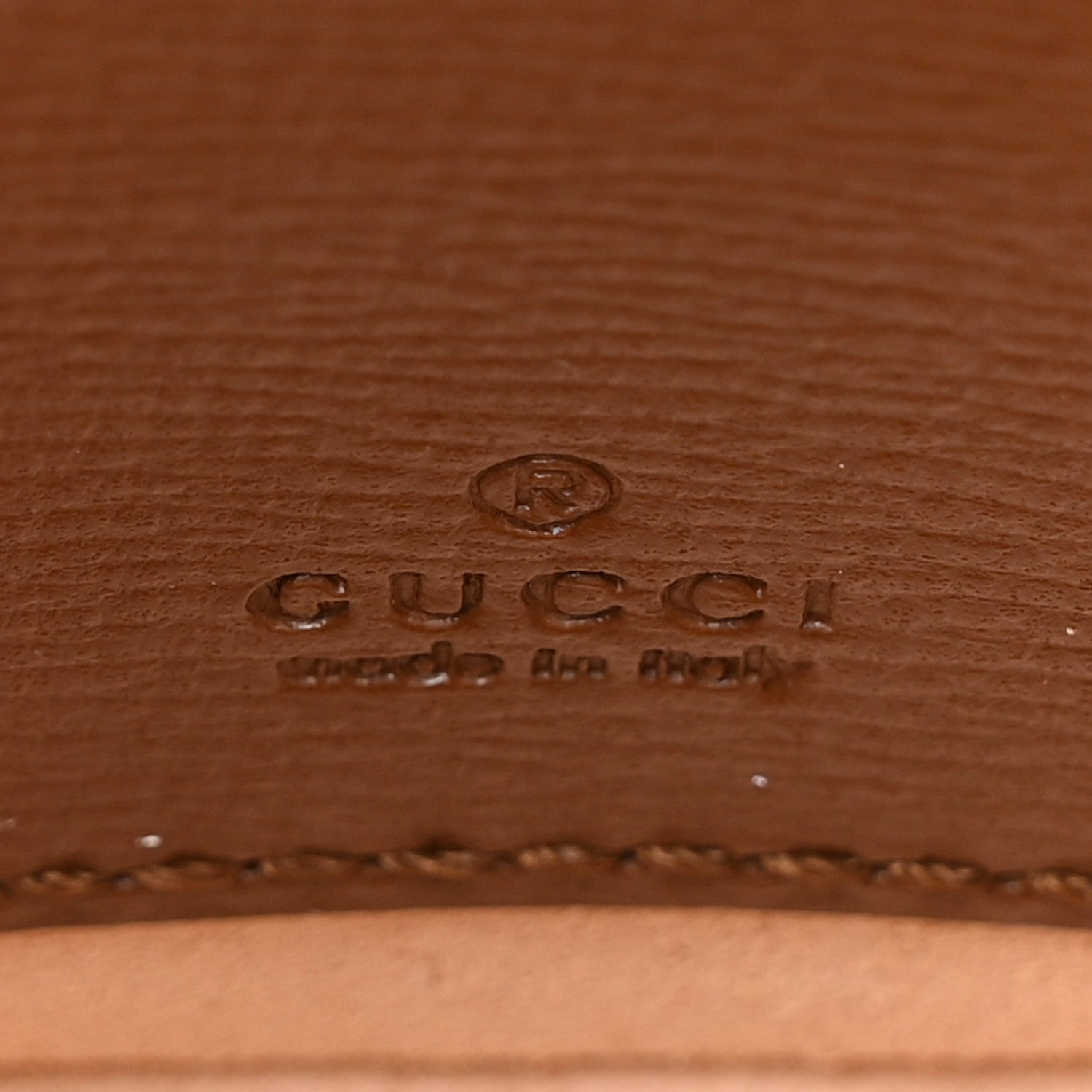 Gucci GG Supreme Monogram Azalea Calfskin Web Horsebit 1955 Wallet On Strap Beige Ebony Brown Sugar 6 of 11