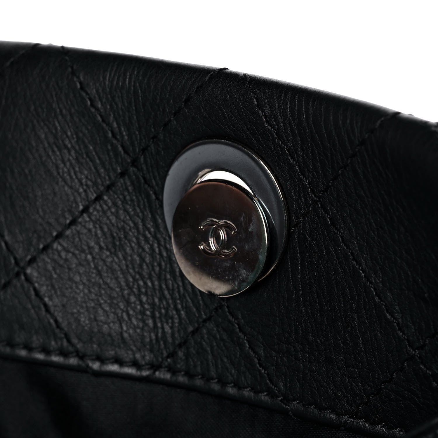 Chanel Calfskin Quilted Large Chic and Soft Shopping Tote Black 12 of 12