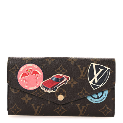 Louis Vuitton Monogram World Tour Sarah Wallet 1 of 8