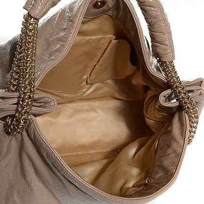 Chanel Vinyl Rodeo Tote Beige 5 of 7