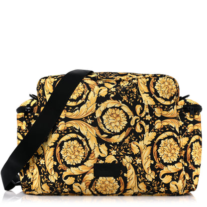 Versace Nylon Baroque Diaper Bag Black 1 of 9