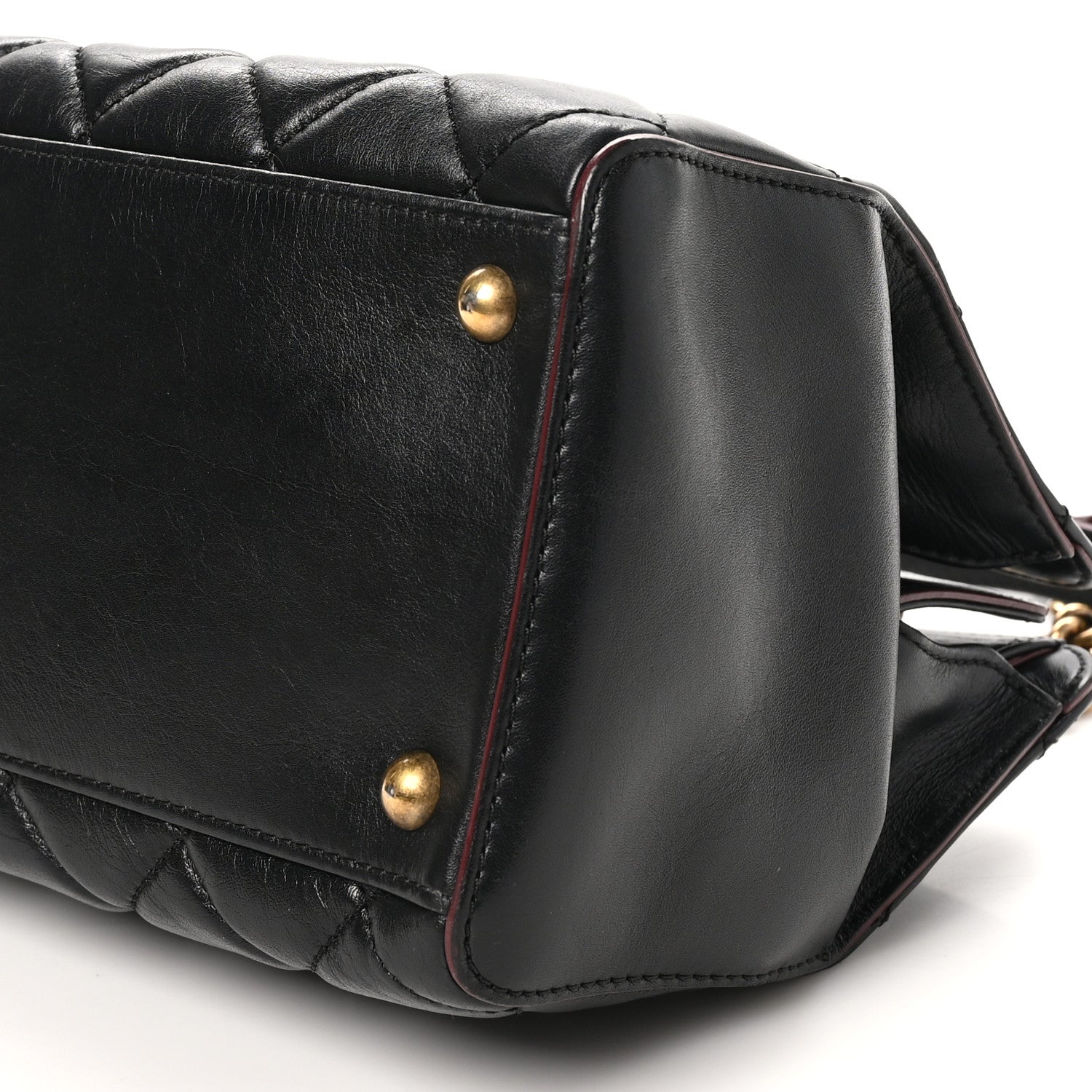 Chanel Calfskin Quilted Small Perfect Edge Tote Black 10 of 11