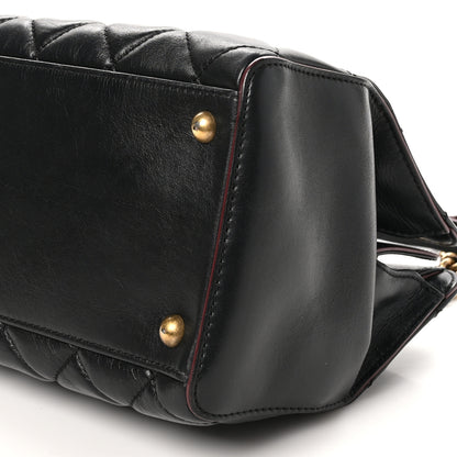 Chanel Calfskin Quilted Small Perfect Edge Tote Black 10 of 11