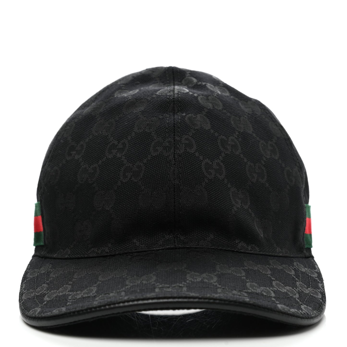 Monogram Web Baseball Hat L Black