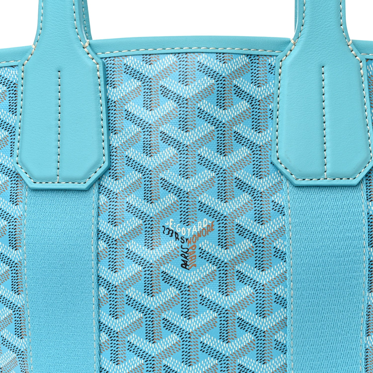 Goyard Goyardine Belharra PM Bleu Turquoise 8 of 10
