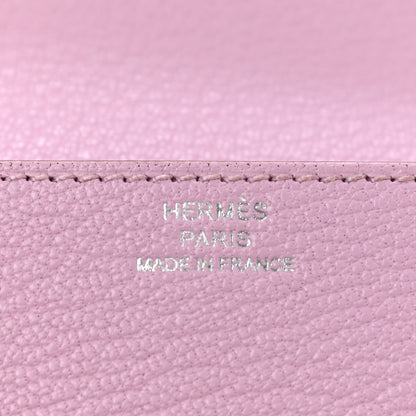 Hermes Chevre Mysore Roulis Slim Wallet Mauve Sylvestre 6 of 7